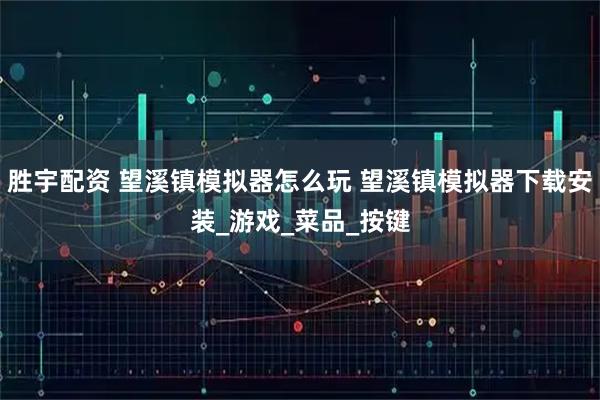 胜宇配资 望溪镇模拟器怎么玩 望溪镇模拟器下载安装_游戏_菜品_按键